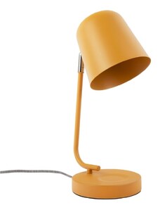 Time for home Žlutá kovová stolní lampa Enio