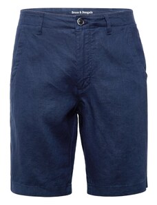 Bruun & Stengade Chino kalhoty 'Abel' námořnická modř