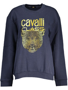 CAVALLI CLASS WOMEN&NO39,S ZIPLESS SWEATSHIRT BLUE