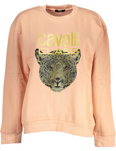 CAVALLI CLASS WOMEN&NO39,S PINK SWEATSHIRT WITHOUT ZIP