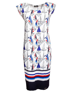 Modestia Letní šaty s tiskem plachetnic