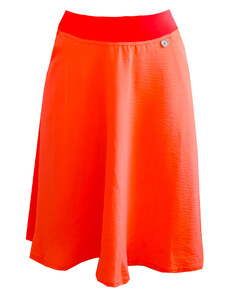 Modestia Letní sukně v jasně růžovo oranžové barvě