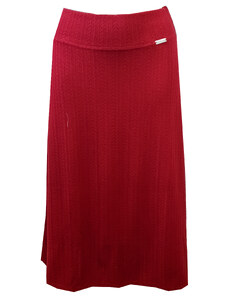 Modestia Červená teplejší sukně