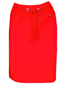 Modestia Červená krátká sukně z teplákoviny