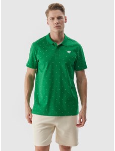 4F Pánské polo tričko regular - zelené