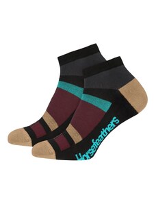 Ponožky Horsefeathers Row - burgundy