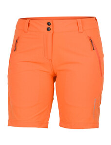 Northfinder Dámské turistické elastické lehké šortky GLENDA oranžová