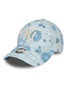New Era New York Yankees Womens Floral All Over Print Blue 9FORTY Adjustable Cap 60435004