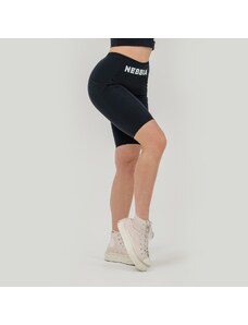 Tesla Dámské šortky Biker High Waist Gym Therapy Black - NEBBIA