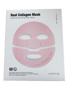 MEDITIME - REAL COLLAGEN MASK - Korejská hydrogelová pleťová maska 1 ks 30 g