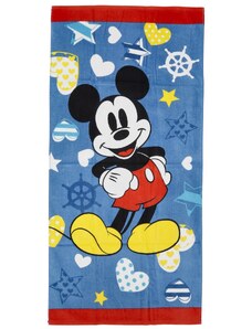Setino Hravý dětský ručník Mickey Mouse, modrá