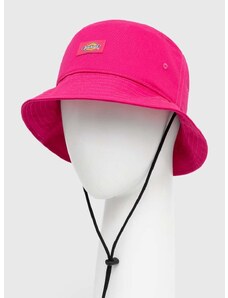Bavlněná čepice Dickies růžová barva