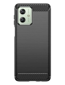 IZMAEL.eu Pouzdro Carbon Bush TPU pre Motorola Moto G54 pro Motorola Moto G54 černá