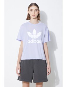 Tričko adidas Originals fialová barva, IN8439