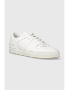 Common Projects Kožené sneakers boty AAPE Decades bílá barva, 2417