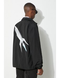 Bunda Billionaire Boys Club Rocket Coach Jacket pánská, černá barva, přechodná, B24108