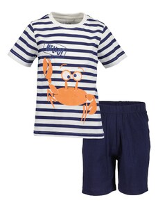 BLUE SEVEN Pyžamo námořnická modř / oranžová / bílá