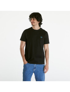 Pánské tričko FRED PERRY Print T-shirt Black