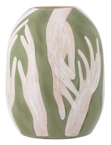 Zelená kameninová váza Bloomingville Adalena 30,5 cm