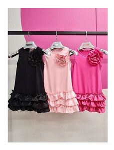 By Mini - butik Letní šaty Blossom černé