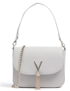 Valentino bags Divina kabelka přes rameno světle šedá
