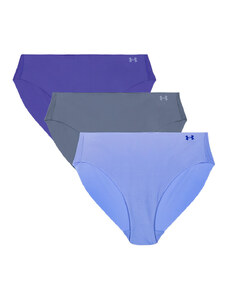 Under Armour Pure Stretch No Show Bikiny 3 Pack | Celeste/Gravel/Starlight