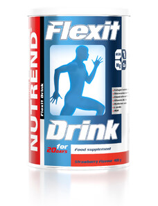 NUTREND FLEXIT DRINK, 400 g, jahoda