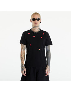 Comme des Garçons PLAY Short Sleeve Logo Print T-Shirt UNISEX Black