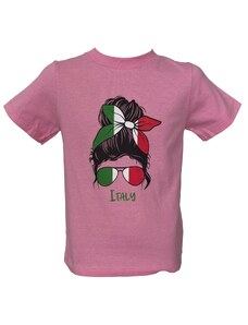 Dětské nové růžové triko Italy Amazon
