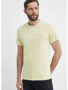 Bavlněné tričko Calvin Klein Jeans zelená barva, J30J325268