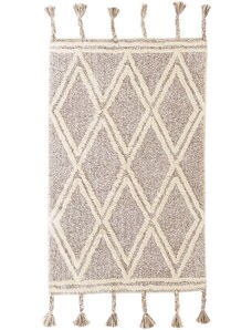 bonprix Koupelnový kobereček s třásněmi Šedá