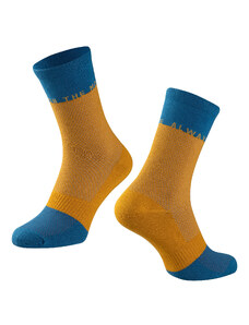 Ponožky FORCE MOVE žluto-modré