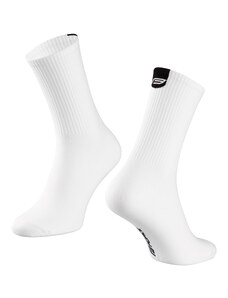 Ponožky FORCE LONGER SLIM bílé