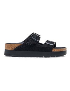 Pantofle Birkenstock BIRKENSTOCK X PAPILLIO Arizona Platform Flex dámské, černá barva, na platformě, 1026876