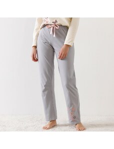 Blancheporte Pyžamové dlouhé kalhoty s potiskem šedá 34/36