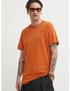 Bavlněné tričko G-Star Raw oranžová barva, s potiskem