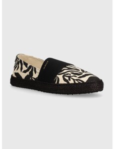 Espadrilky Gant Raffiaville černá barva, 28569608.G039