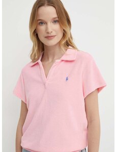 Polo Ralph Lauren Polo tričko Ralph Lauren růžová barva, 211936221