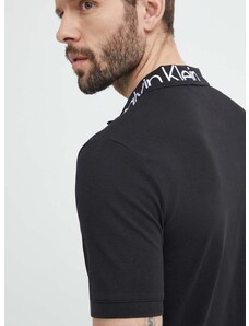 Polo tričko Calvin Klein černá barva, K10K112467