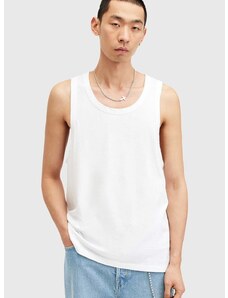 Bavlněný top AllSaints KENDRICK VEST bílá barva, M005JA