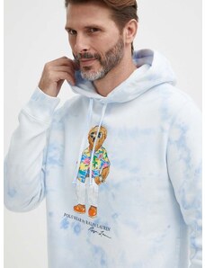 Mikina Polo Ralph Lauren pánská, s kapucí, vzorovaná, 710934698