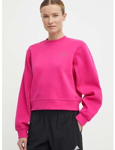 Mikina adidas by Stella McCartney dámská, růžová barva, hladká, IT8284