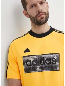 Tričko adidas TIRO žlutá barva, IS1536
