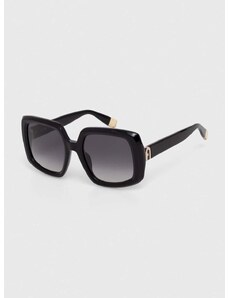 Sluneční brýle Furla dámské, černá barva, SFU709_540700