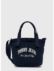 Kabelka Tommy Jeans tmavomodrá barva, AW0AW16217