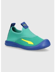 Dětské sneakers boty Puma Aquacat Shield PS zelená barva