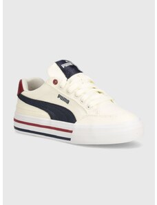 Dětské tenisky Puma Court Classic Vulc FS JR béžová barva