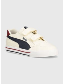 Dětské tenisky Puma Court Classic Vulc FS V PS béžová barva