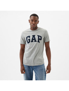 Pánské tričko GAP Basic Logo Tee Heather Grey