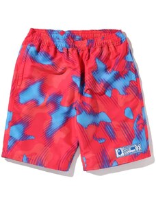 Bape Stroke Camo Beach Shorts Red